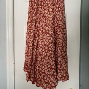 Silk blend culottes skirt/pants.  Size small.